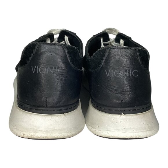 Vionic Taylor Black Suede & Leather Casual‎ Sneakers Womens Size 6.5 - Picture 4 of 5